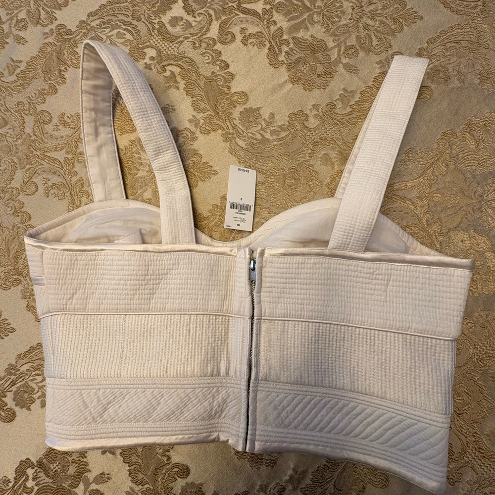 Banana republic Women's White Bustier Top - Picture 2 of 3